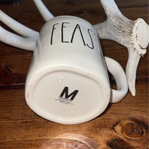 Rae Dunn m stamped feast Thanksgiving mug
